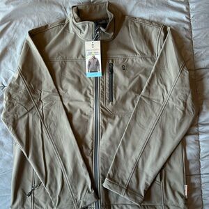 Men’s softshell jacket made from recycled bottles Large